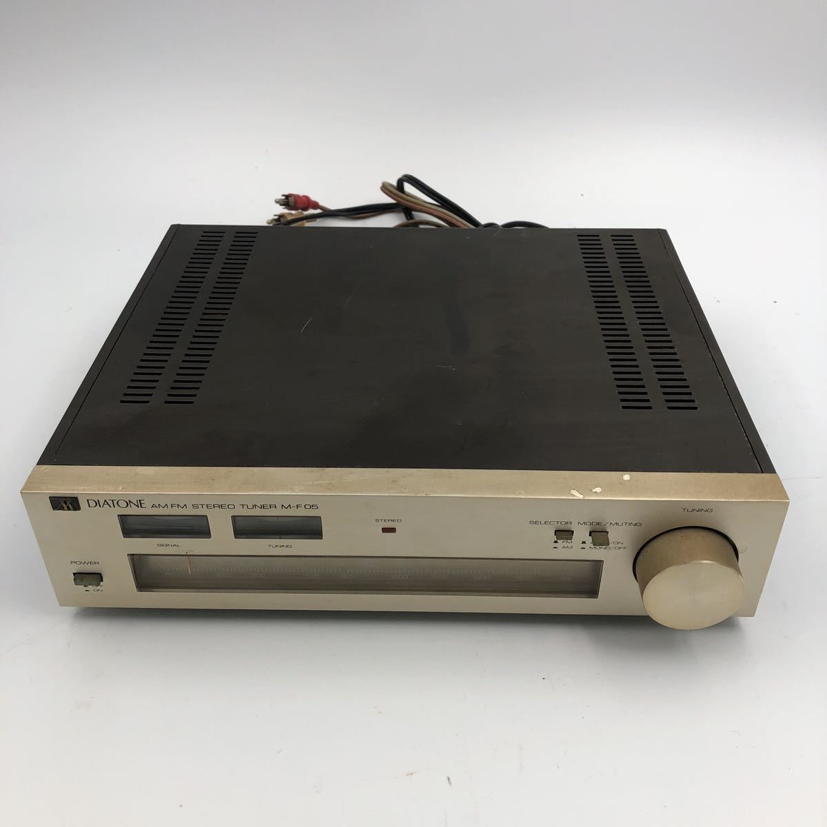 DIATONE AM FM STREO TUNER M-F 05 ダイアトーン チューナーの落札情報詳細 - Yahoo!オークション落札価格 ...