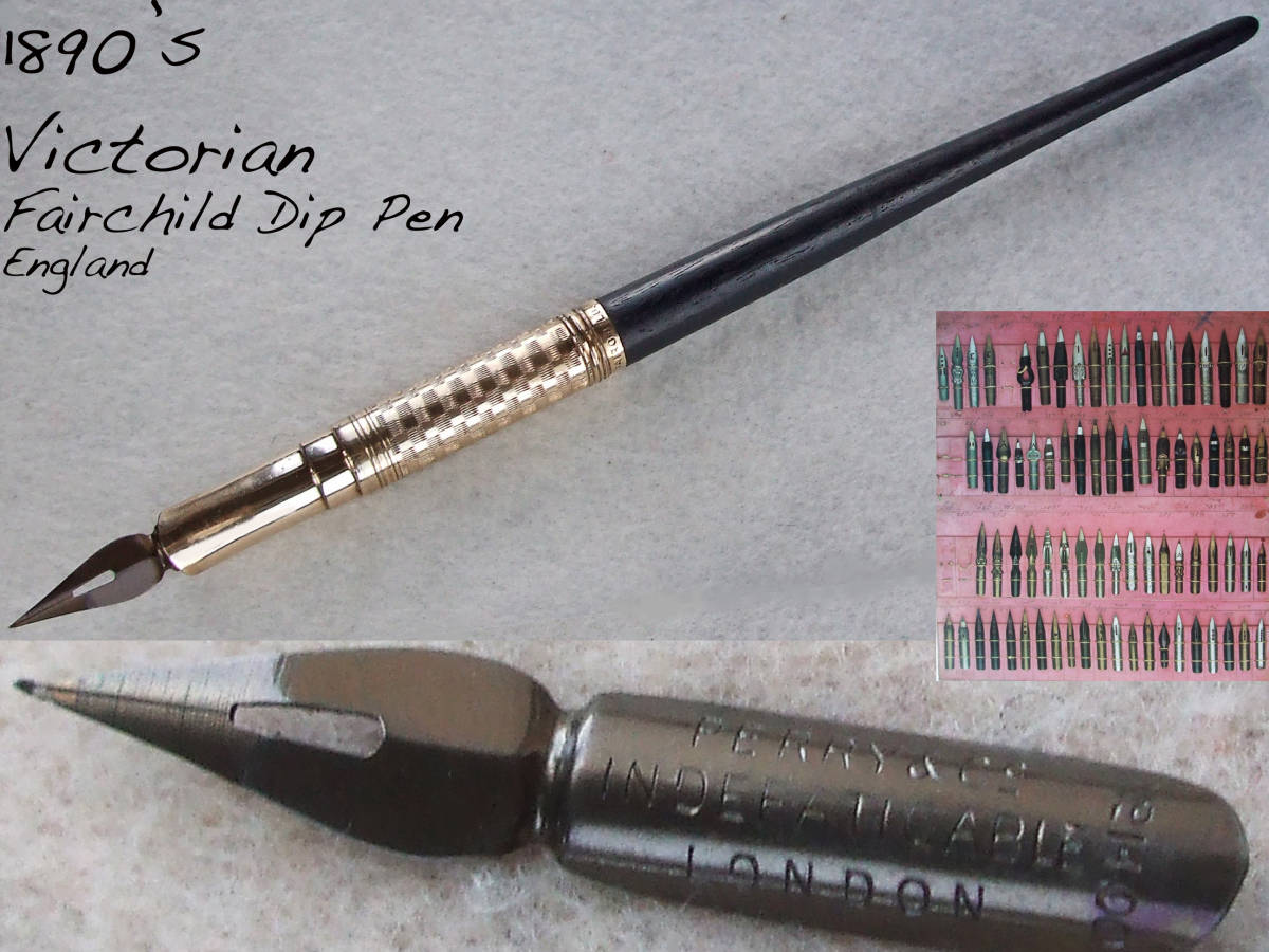 Antique　victorian pencil　ヴィクトリアン　ペンシル ◇美品◇1890年代製 ヴィクトリアン・フェアチャイルド