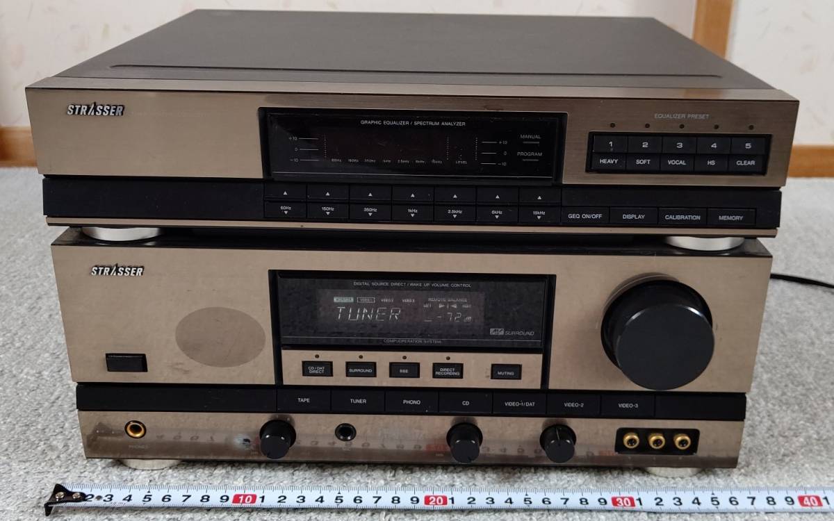 中古 アイワ AIWA ステレオプリメインアンプ MX-SF550 DS-F550用