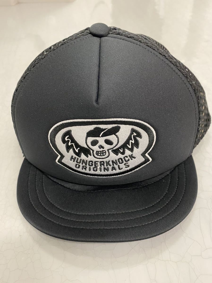 HUNGER KNOCK ORIGINALS メッシュキャップ チェック柄 頭デカい人に