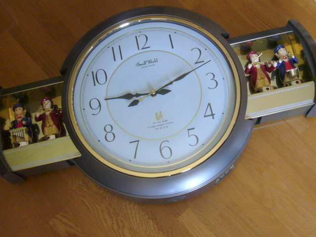 リズム時計 スモールワールド 4MH638 音楽隊 HOURLY SOUND からくり