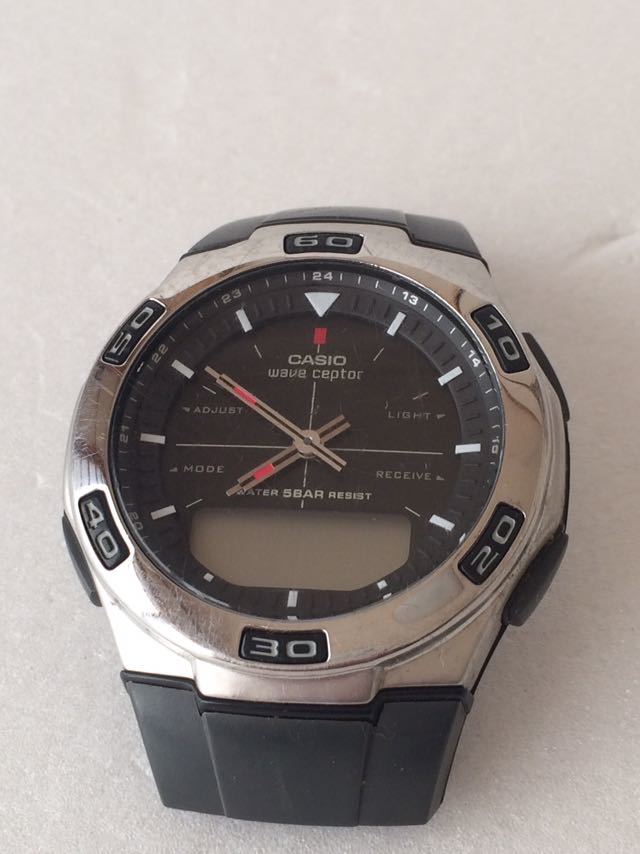casio wave ceptor illuminator world time
