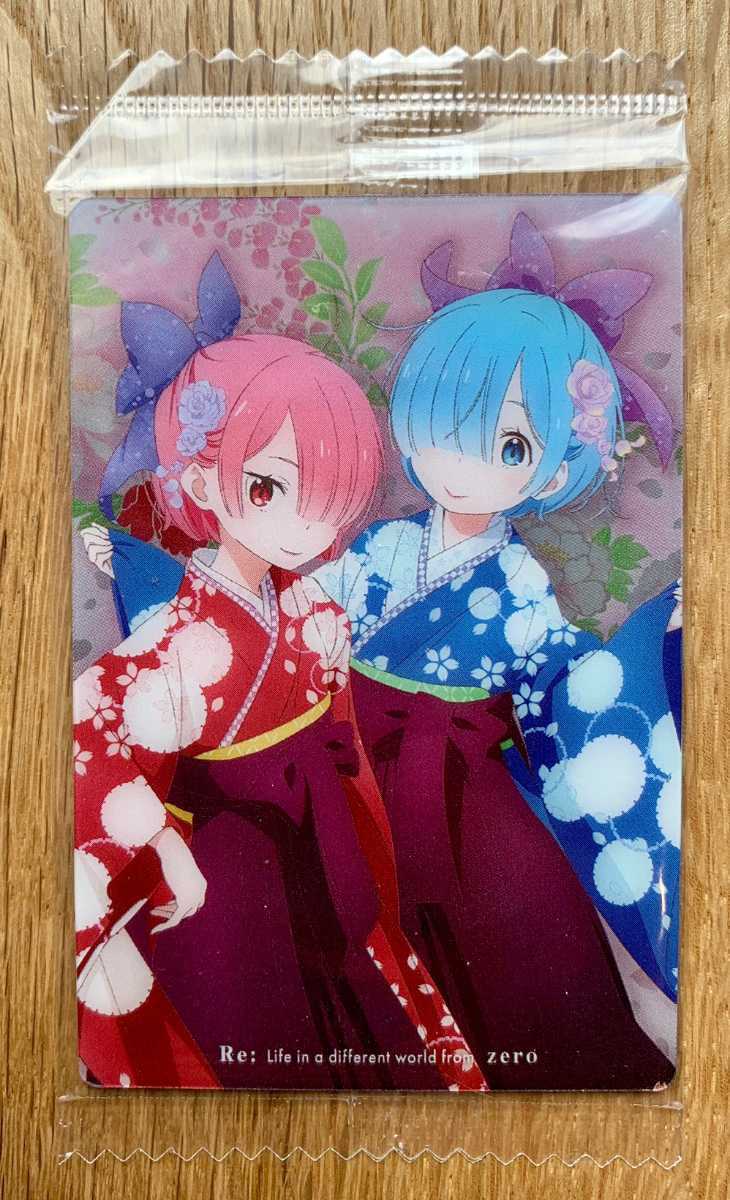 PSA10 3連番 リゼロ エミリア ラム レム 袴 着物 ウエハース PSA10 3連番 リゼロ エミリア ラム レム 袴 着物 ウエハース