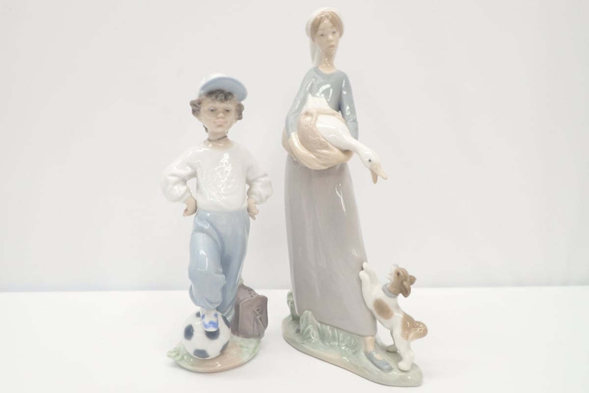 LIADRO サッカー少年 陶器 リアドロ リヤドロ(LLADRO)|サッカー少年 陶器人形|HARDOFFオフモール