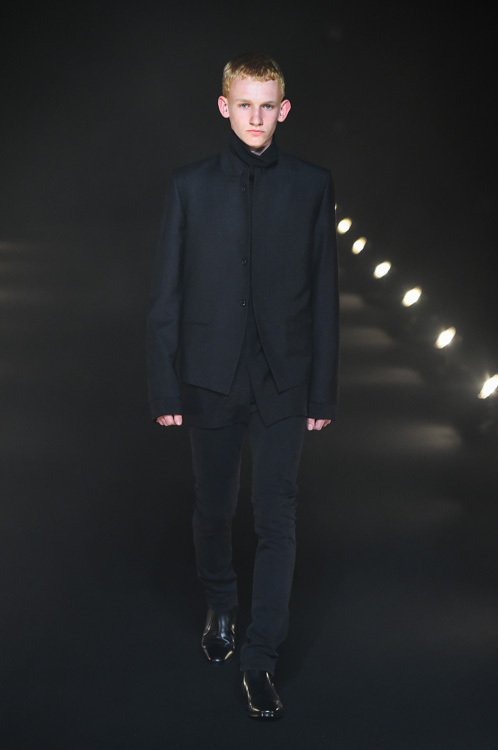ラッドミュージシャン 2014AW ナノブラック スタンドカラー ジャケット 