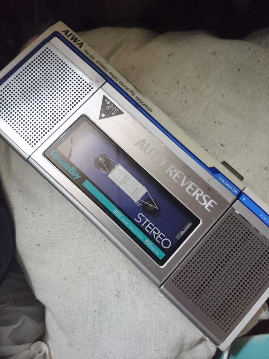 AIWA ステレオラジカセ HS-J11 ジャンク品 AIWA ステレオラジカセ HS