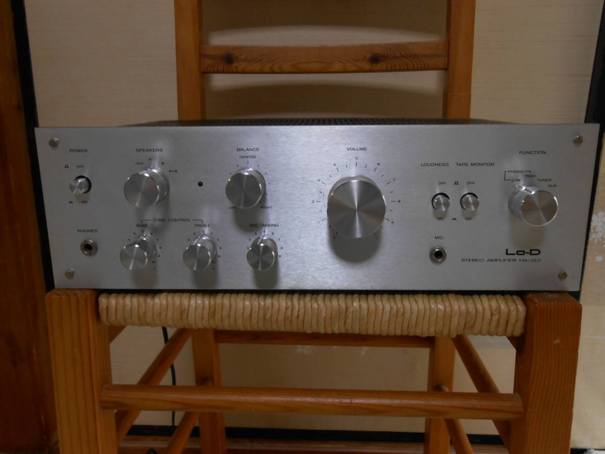Stereo Amplifier HITACHI Lo-D HA-310 整備済み 動作品の落札情報詳細