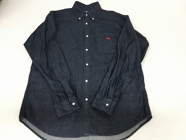メンズ ザ・ノースフェイス パープルレーベル デニムシャツ NT3005N