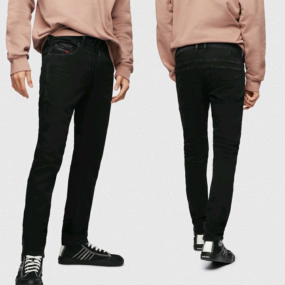 定価3.9万円□美品□DIESEL□THOMMER CB-NE 0687Z JOGGJEANS□W28□黒