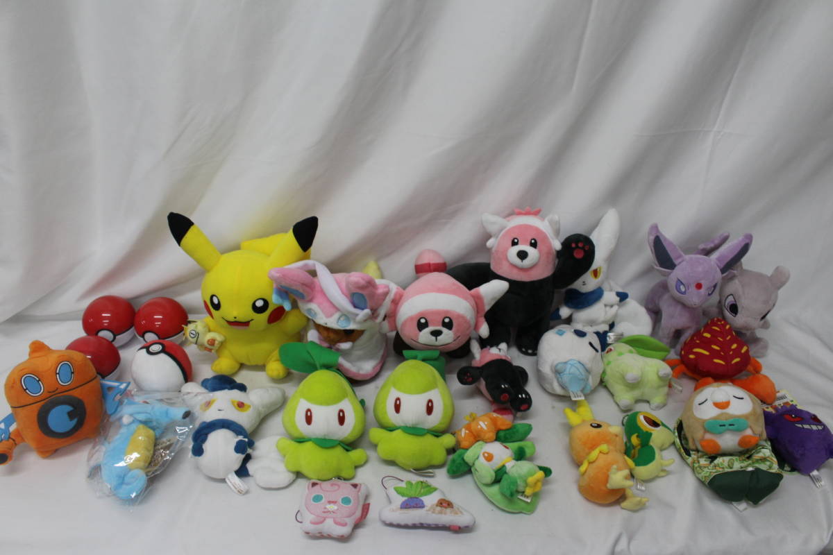 ポケモンセンター ぬいぐるみ セット ピカチュウ ニャオニクス キテルグマ ヌイコグマ エーフィー など の落札情報詳細 ヤフオク落札価格情報 オークフリー スマートフォン版