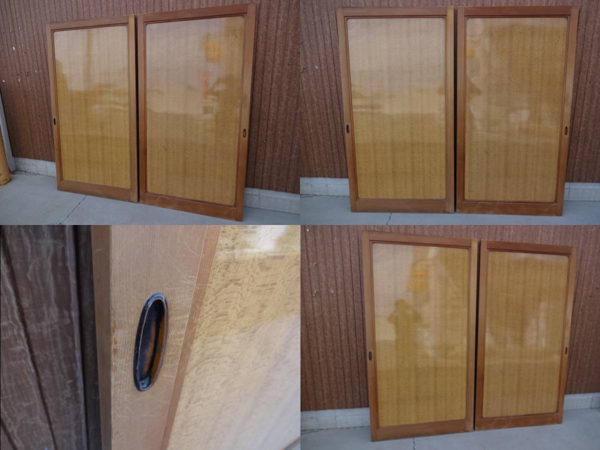 M 847 中古 引き戸 引き違い戸 2枚1組 押し入れ 扉 約 W935ｘh1760ｘd33mm 室内 内装 引戸 Diy リフォーム 修理 修繕 補修 の落札情報詳細 ヤフオク落札価格情報 オークフリー スマートフォン版