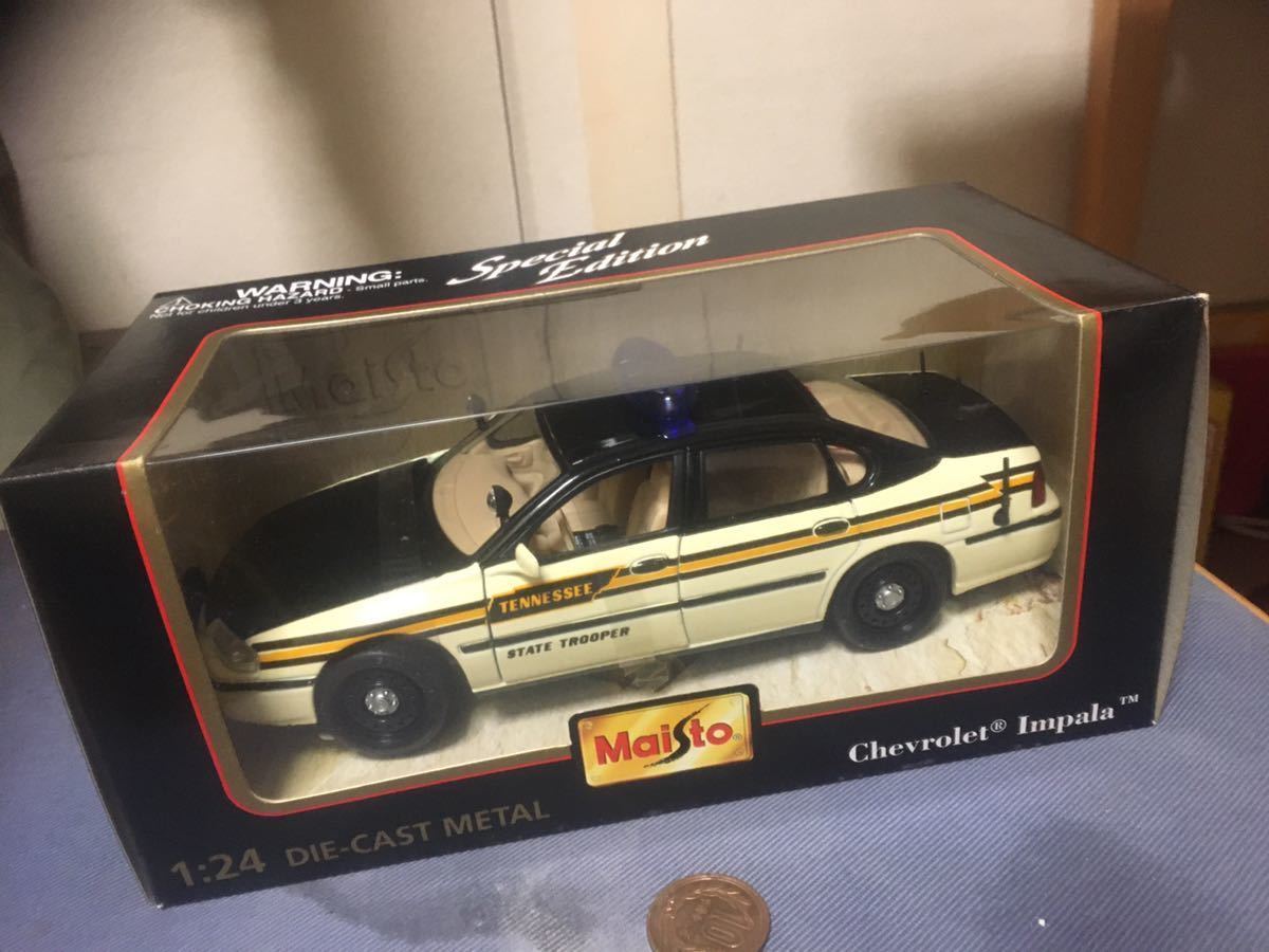 新品】GM Chevrolet Impala 1/24 シボレー インパラ ポリス パトカー