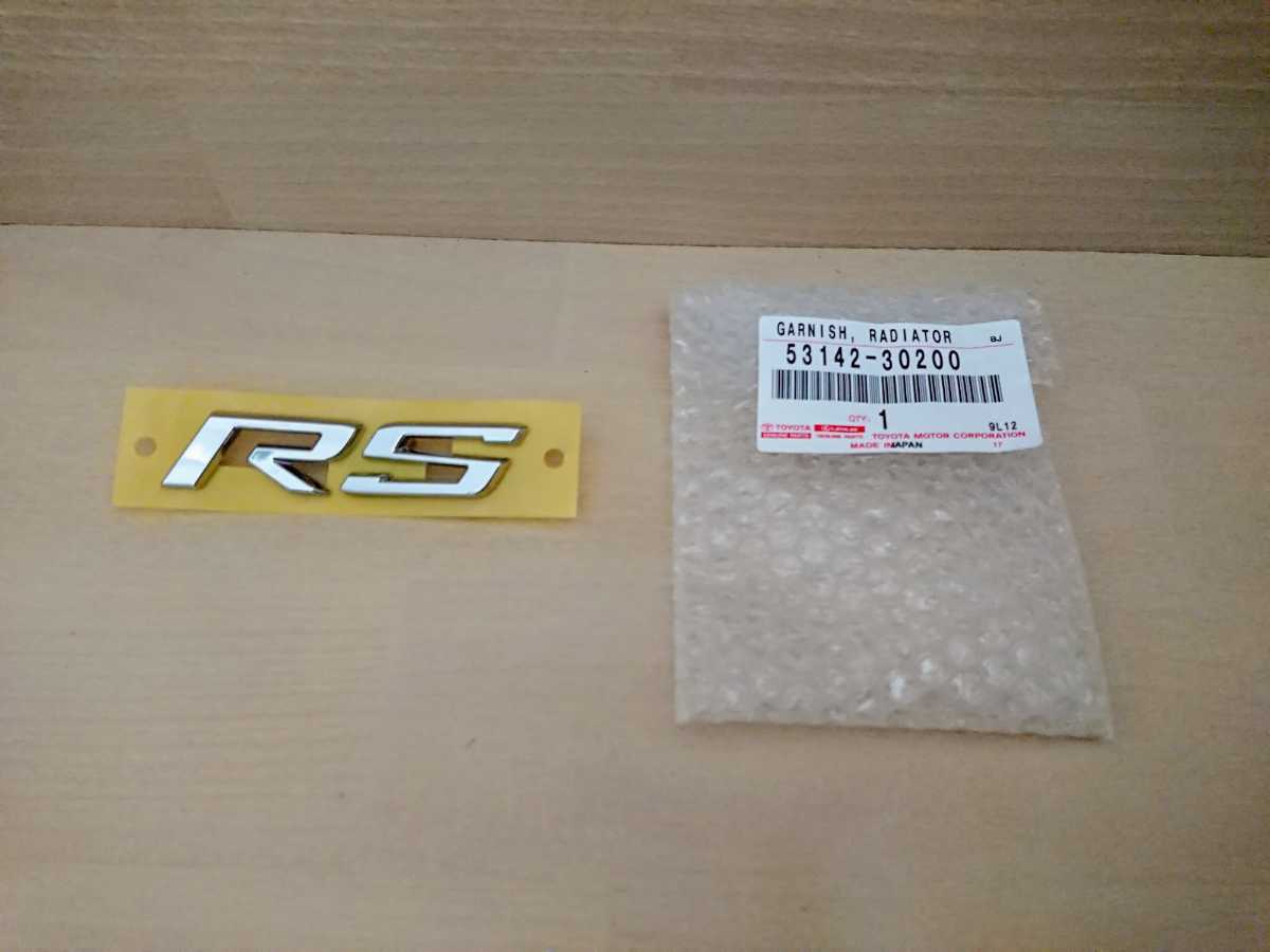 新品】新品未使用！ トヨタ純正 220系 クラウン RS エンブレム