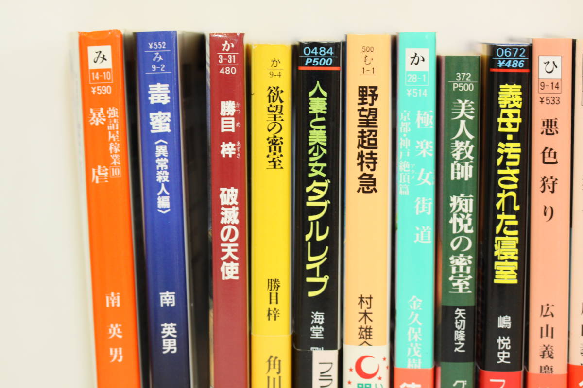 官能小説 文庫本 単行本 志茂田景樹/由紀かほる/阿部牧郎/南英男/勝目