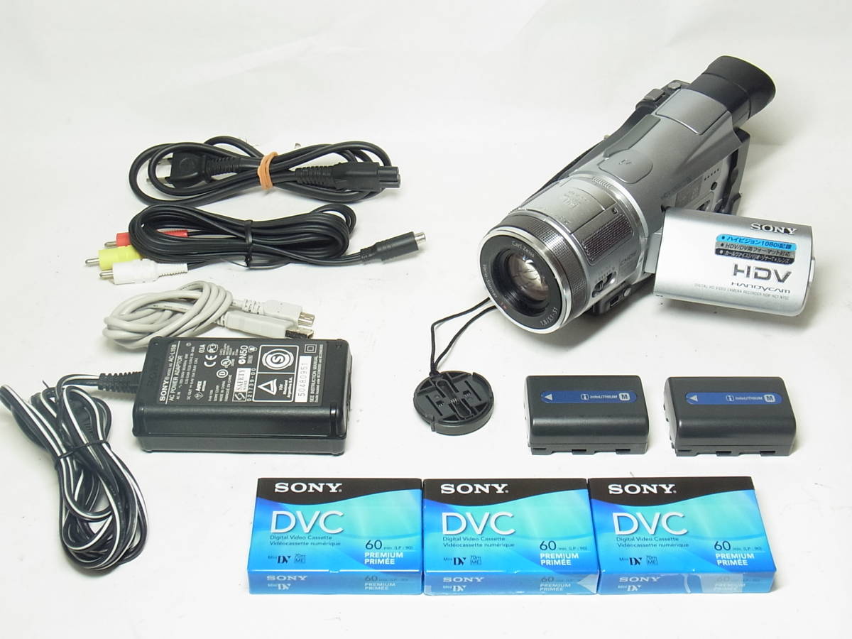 動作品 SONY HDR-HC1 HDV miniDV ダビングなどに 中古品 作動美品 純正