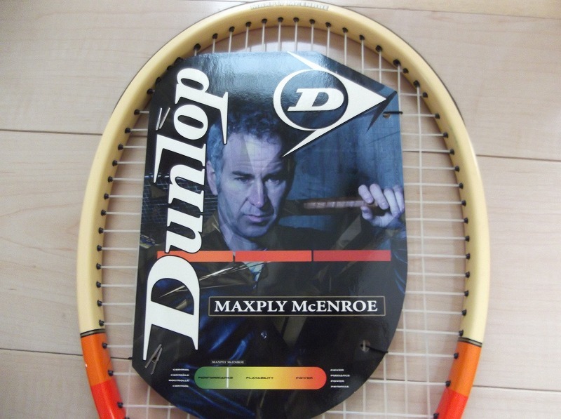 送料無料 国内数量限定モデル 美品 DUNLOP MAXPLY McENROE