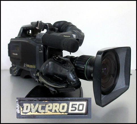Panasonic AJ-D610WAビデオカメラ とFUJINONレンズ ☆業務用カメラ☆Panasonic DVCPRO50 AJ-D910WA/Canon IF XS J11a×4.5