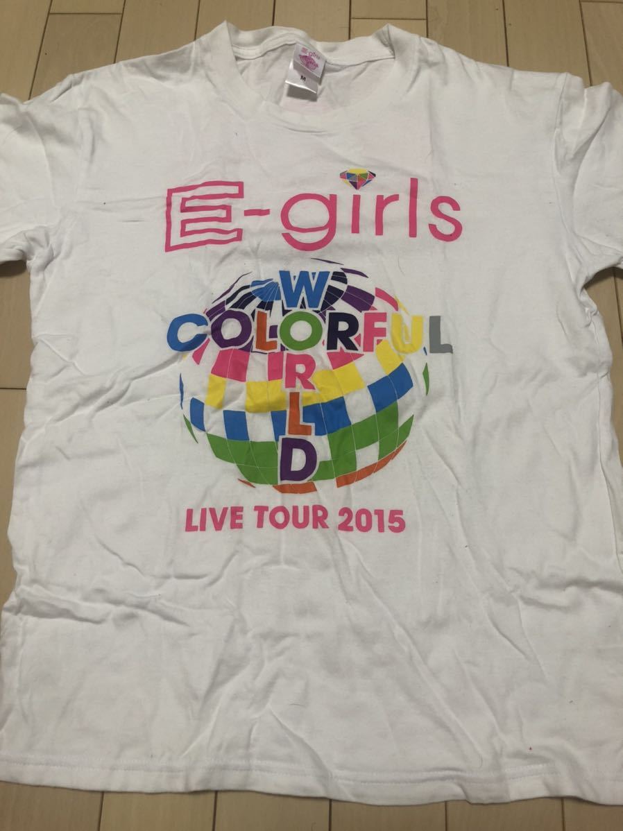ツアーtシャツ ホワイト M E Girls Live Tour 15 Colorful World の落札情報詳細 ヤフオク落札価格情報 オークフリー スマートフォン版