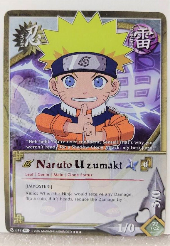 希少 NARUTO ナルト カードゲーム 忍-406 うずまきナルト&うずまき