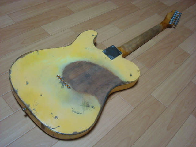 プライベートカスタム　SQUIER製テレキャスターを50年代風フロントハム改造 プライベートカスタム SQUIER製テレキャスターを50年代風フロントハム