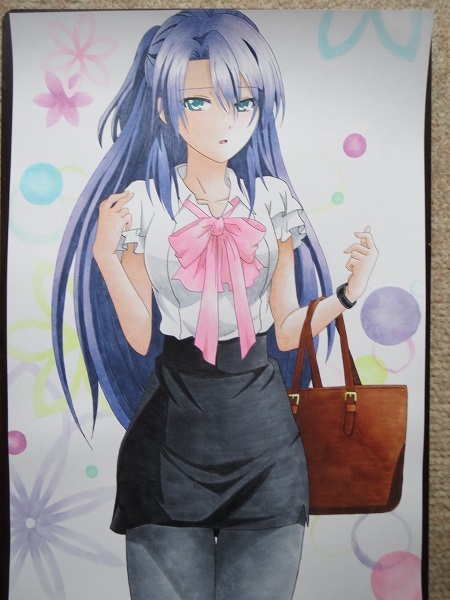 自作イラスト 手描きイラスト 理系が恋に落ちたので証明してみた 氷室 菖蒲 の落札情報詳細 ヤフオク落札価格情報 オークフリー スマートフォン版