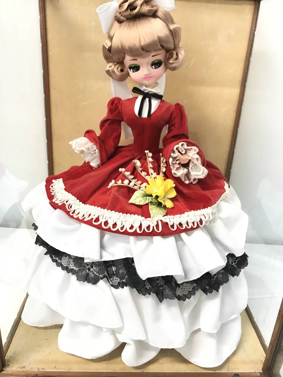 超希少昭和レトロ リボン SUKIYO DOLLS スキヨ人形 フランス人形 スキヨ人形研究所 リボン人形 昭和レトロ 女の子 フランス人形