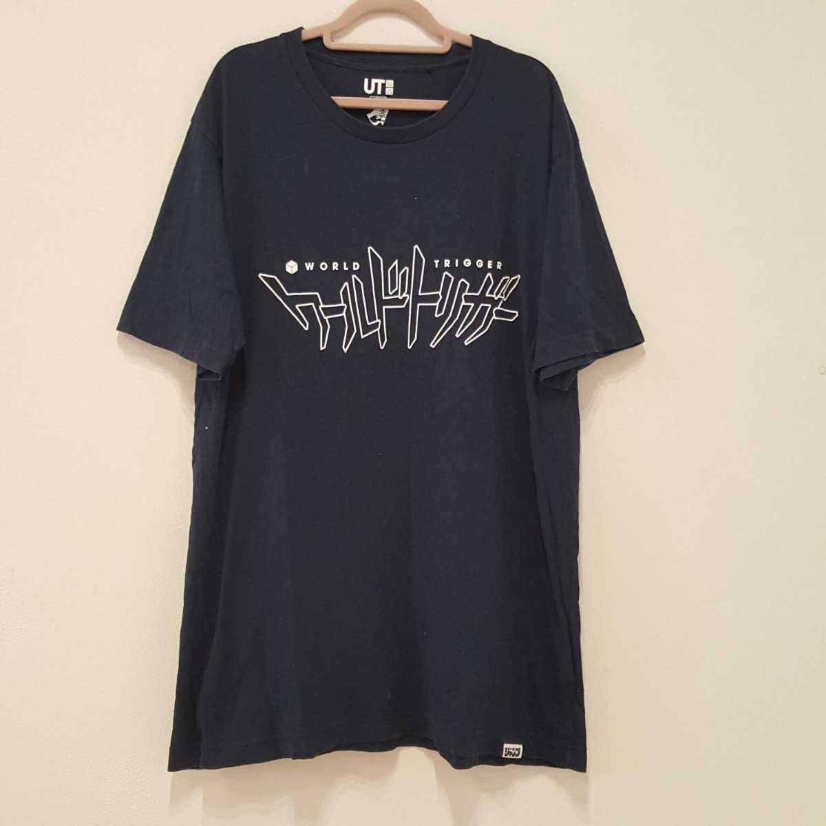 Oa 121 0708 Uniqlo ユニクロ メンズ 半袖tシャツ トップス 丸首 Xlサイズ 黒 ワールドトリガー 夏物 古着男子 Ut の落札情報詳細 ヤフオク落札価格情報 オークフリー スマートフォン版