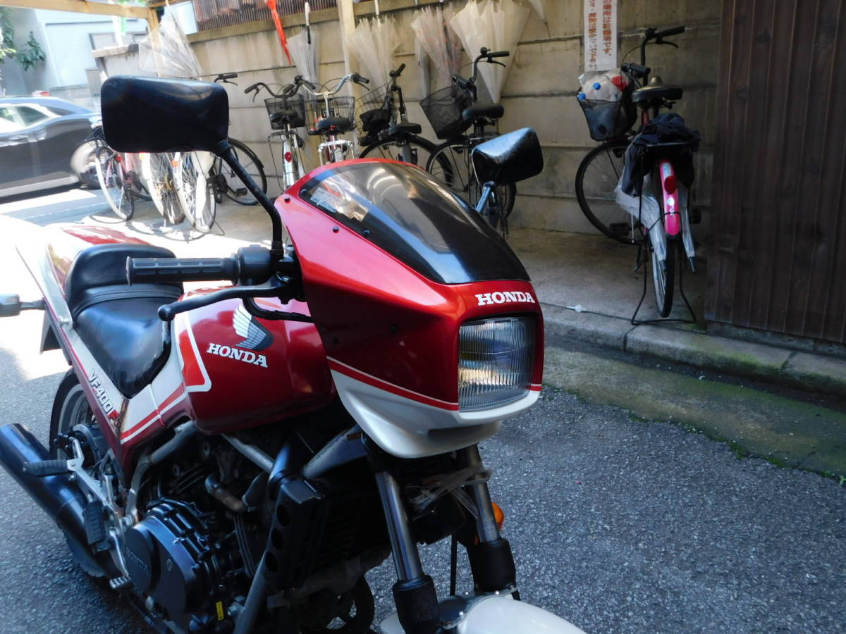 vf400f 希少。書類なし、部品取り 今月売れなかったらバラ売り