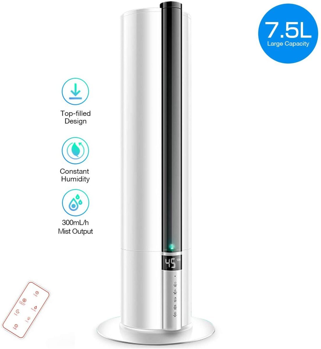 KEECOON スタンド式超音波加湿器 KC-MH-023 KEECOON 易く スタンド式超音波加湿器 KC-MH-023