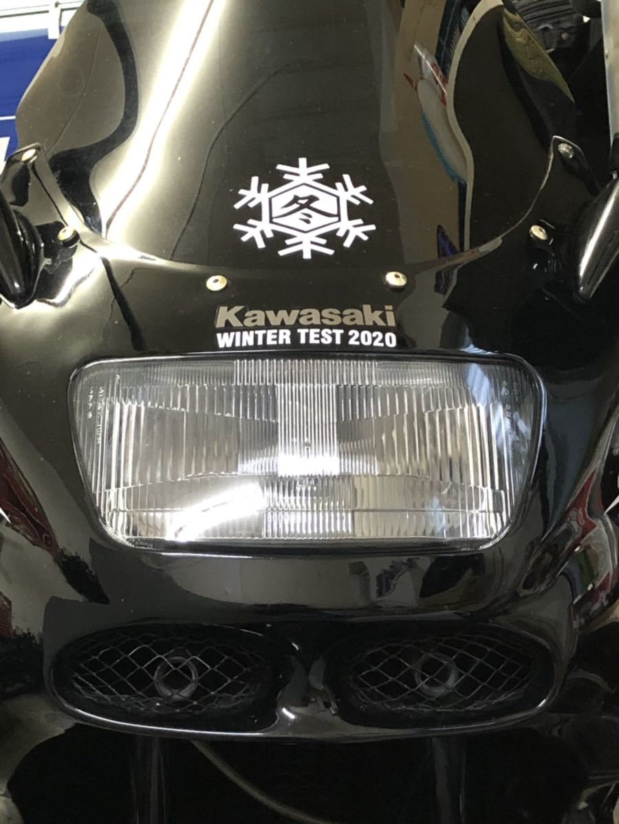 新品】ウインターテストステッカー2020(小)ZX10R Ninja250 Kawasaki