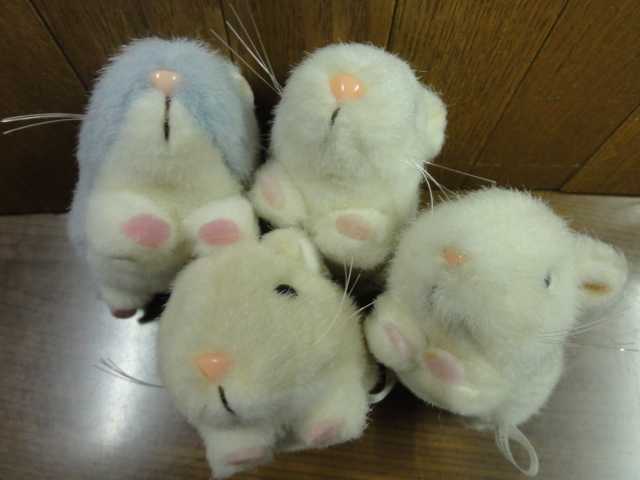 平成レトロ　バンダイ　当時物　2000年　ハムスターランド　ぬいぐるみ　2こ 平成レトロ バンダイ 当時物 2000年 ハムスターランド