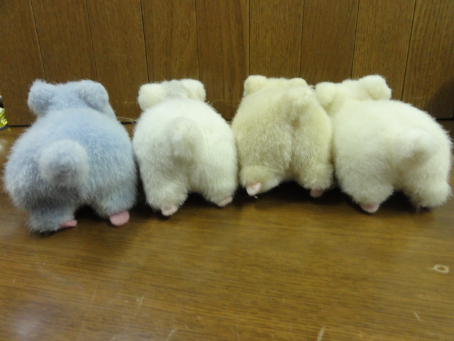 2000年 バンダイ ハムスターランド ぬいぐるみ 4種セット リアル
