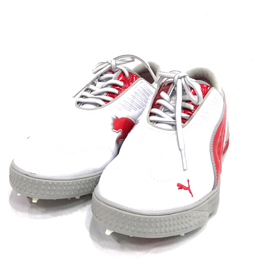 プーマ サイズ 24 5cm クラブ 72 01 ゴルフシューズ スニーカー レディース 白 赤 付属品有り Puma の落札情報詳細 ヤフオク落札価格情報 オークフリー スマートフォン版