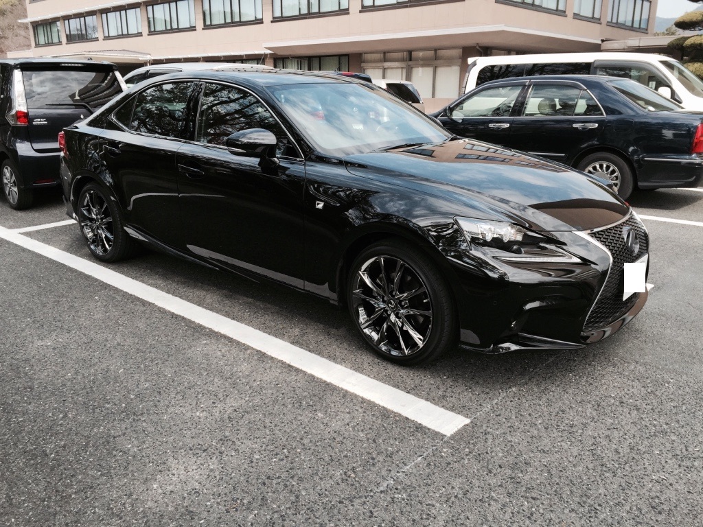 LEXUS 純正ホイール18inch 4本 ブラックスパッタリング【USED】 レクサス 現行 LS500 後期 Fスポーツ ブラックスパッタリング塗装 純正