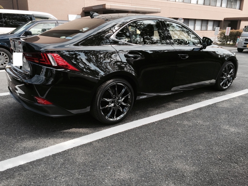 レクサス(純正OP) KOSEI製 LEXUS ISF ブラックスパッタリング鋳造