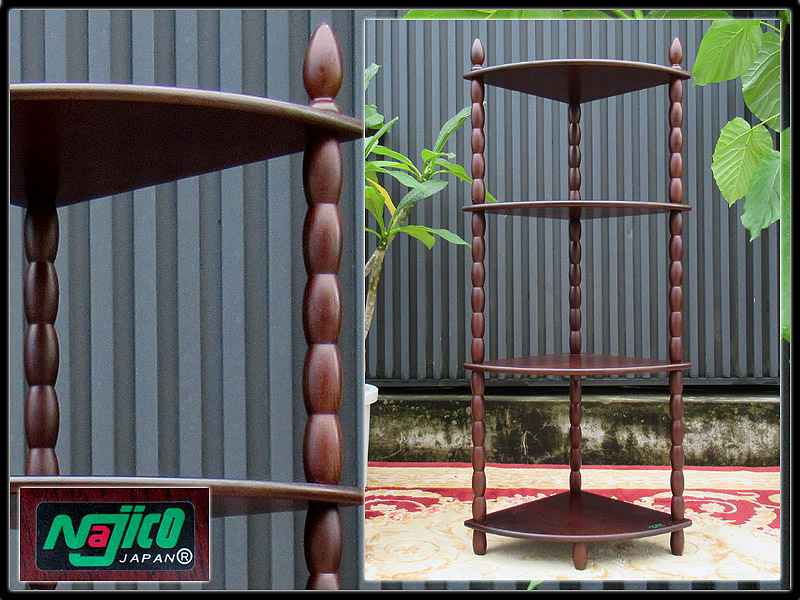 ナジコ najico ヴィンテージ 4段 飾り棚 キャビネット