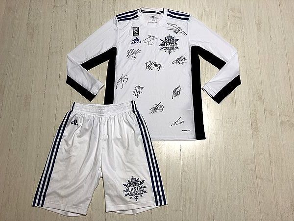 BリーグオールスターB-WHITE全選手サイン入りユニフォーム