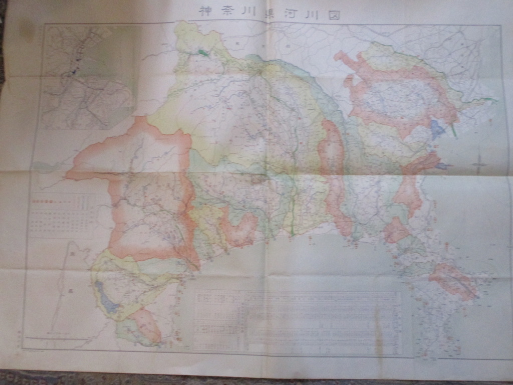 古地図 神奈川県河川図 昭和30年 1 100 000 神奈川県 マップ 日本 D 1 の落札情報詳細 ヤフオク落札価格情報 オークフリー スマートフォン版