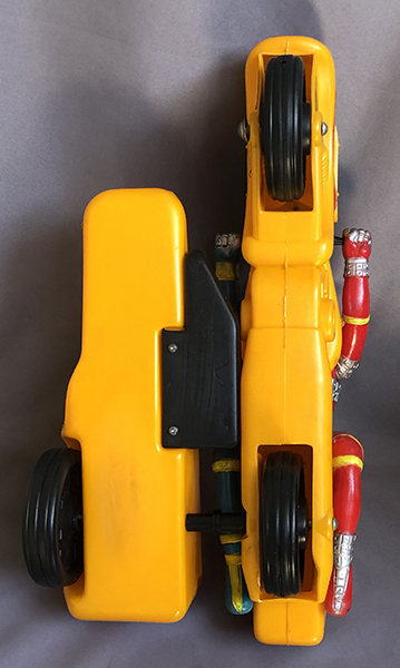 当時物 タカトク 人造人間キカイダー サイドマシーン 大サイズ ソフビ