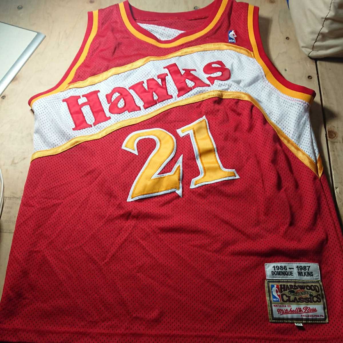 HAWKS 29番 ユニフォーム Mitchell & Ness（ミッチェル&ネス