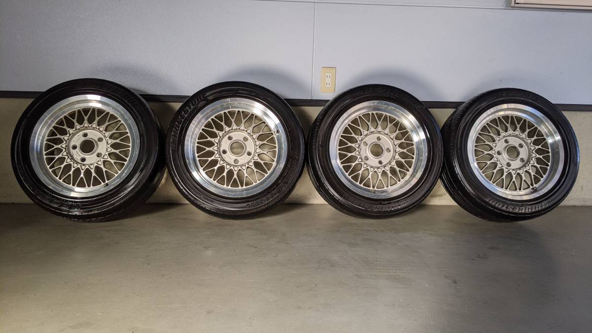 タイヤ・ホイール BBS RG023 16 7J+45 PCD114.3-5H BBS RG023 16インチ +45 ハブ径60Φ PCD114.3 5穴 4本セットの落札情報
