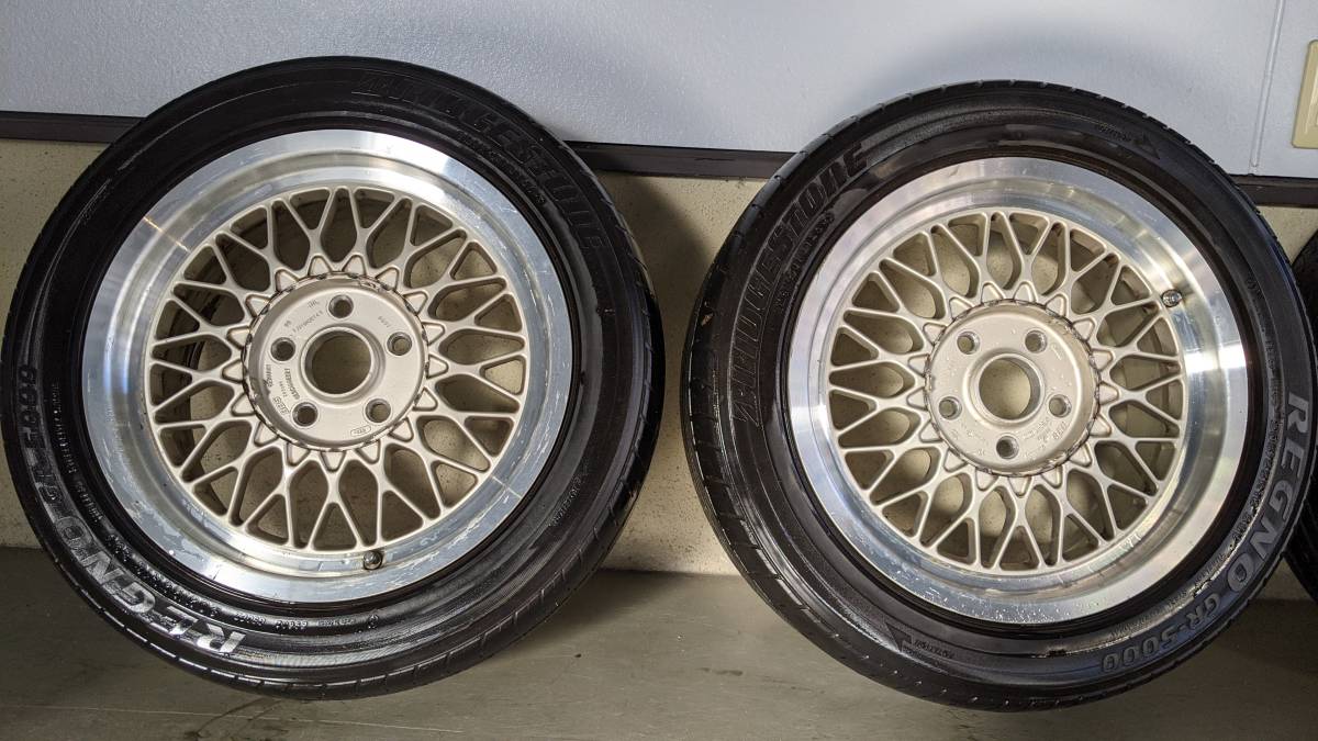 タイヤ・ホイール BBS 4本セットの落札情報 5穴 PCD114.3 ハブ径60Φ +45 16インチ RG023 BBS PCD114.3-5H 7J+45 16 RG023 タイヤ・ホイール