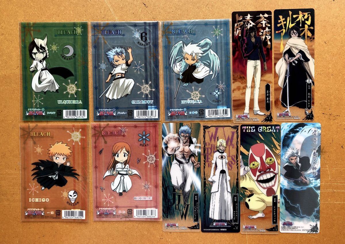 BLEACH】ステッカー11枚セット 黒崎一護 朽木ルキア 茶渡泰虎 日番