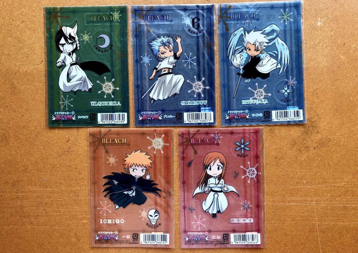 BLEACH】ステッカー11枚セット 黒崎一護 朽木ルキア 茶渡泰虎 日番