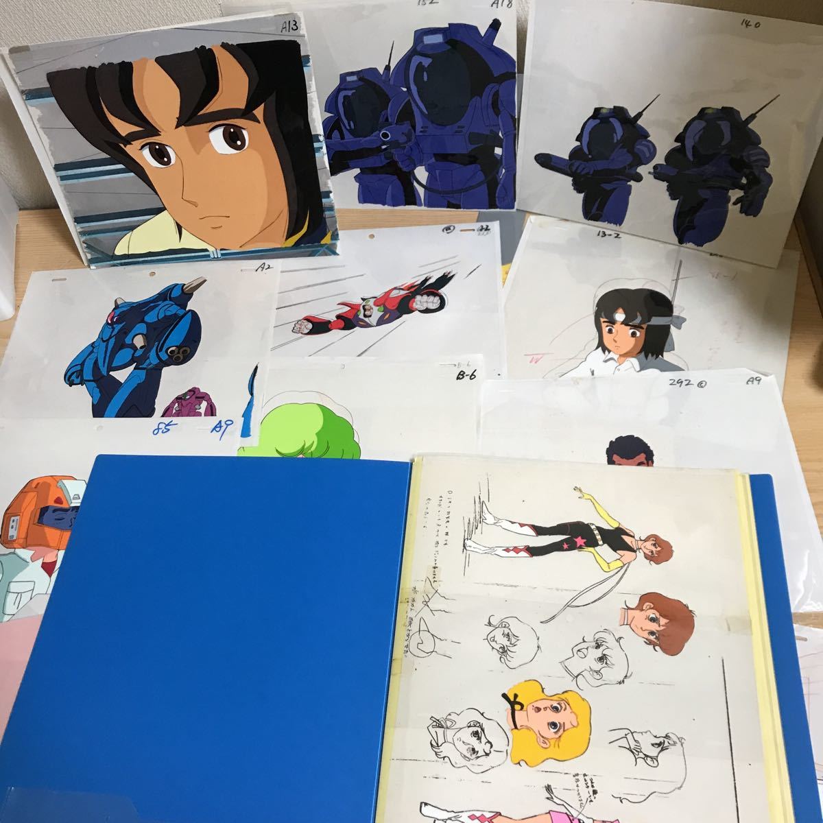 ○夢戦士 ウイングマン セル画 20枚 桂正和 テレビアニメ SF漫画 週刊