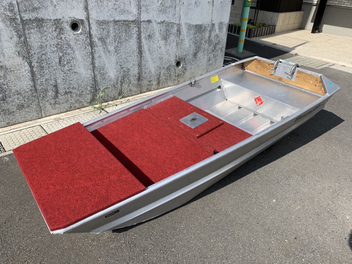 アルミボート 8ft Bandit847 サイドフロート ドーリー 一式セット アルミボート 8ft Bandit847 サイドフロート ドーリー 一式セット