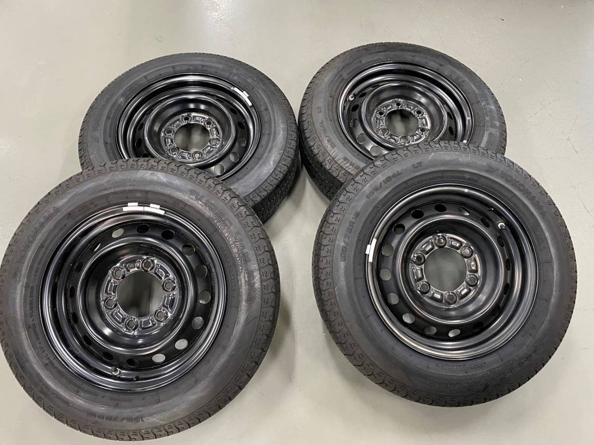 ハイエース200系 レジアスエース 純正タイヤホイールセット 195/80R15