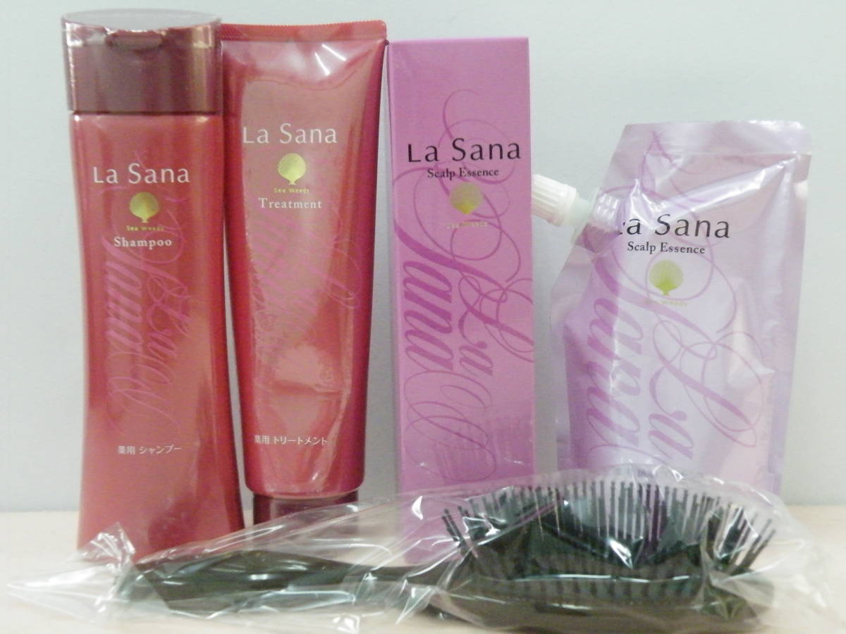 新品 ラサーナ 薬用地肌エッセンス まとめて 計５点セット 詰め替え用 オリジナルヘアブラシ 育毛剤 シャンプー トリートメント の落札情報詳細 ヤフオク落札価格情報 オークフリー スマートフォン版