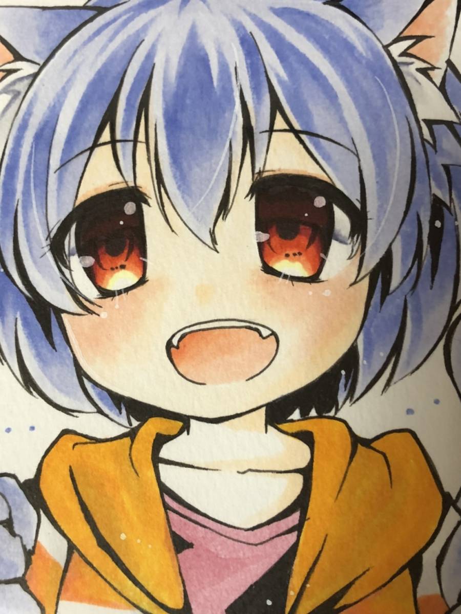 新品 ミニ色紙 手描きイラスト オリジナル ボーイッシュにゃんこさん の落札情報詳細 ヤフオク落札価格情報 オークフリー スマートフォン版