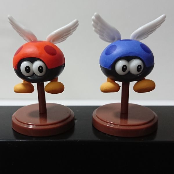 ◇◇チョコエッグ◇◇パタテンテン 青赤 3Dワールド スーパーマリオ 食